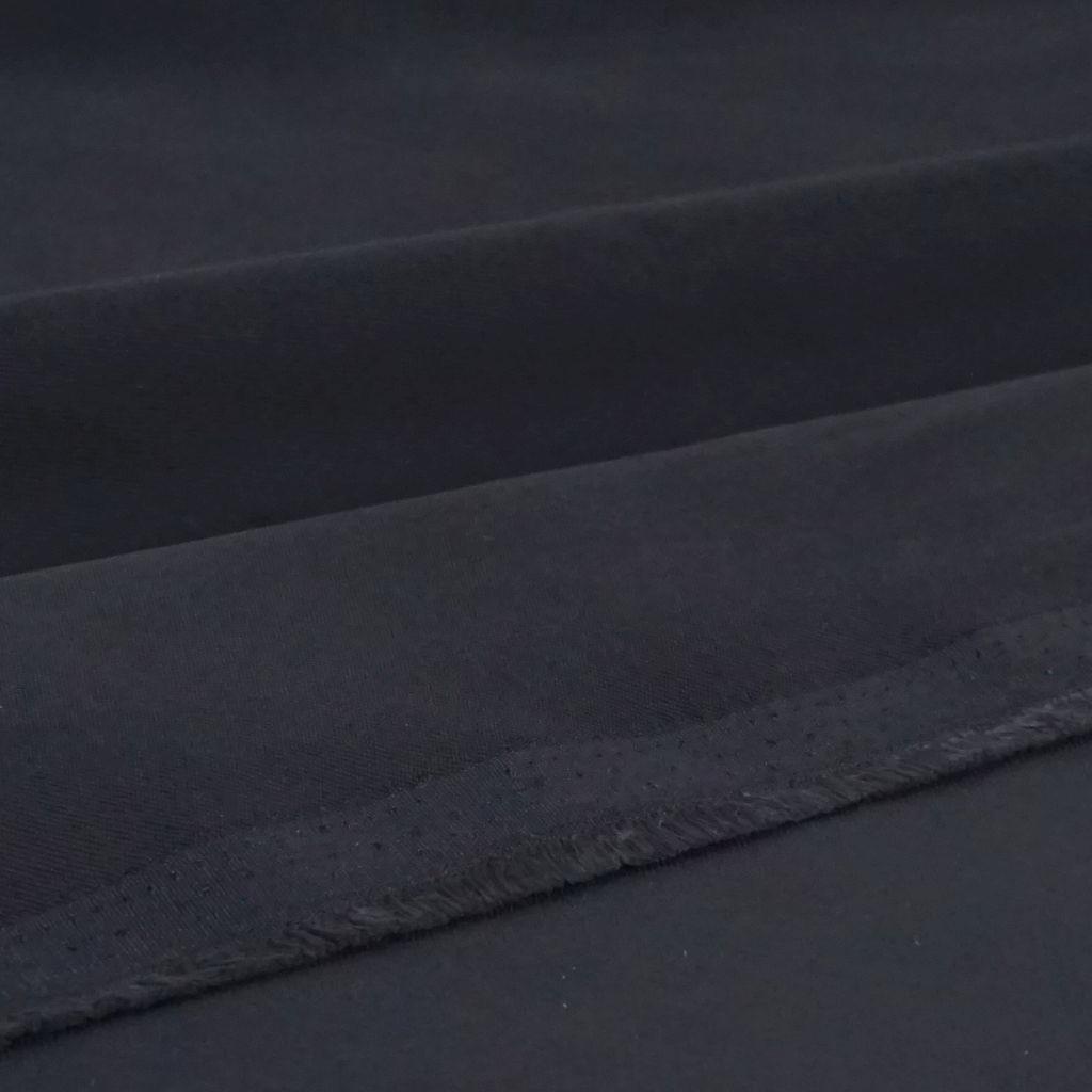 Preview: Viskose Twill Pfirsich-Touch solider Griff schwarz